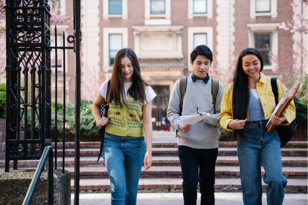 Students reading